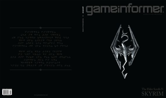 Elder Scrolls Skyrim Game Informer Cover