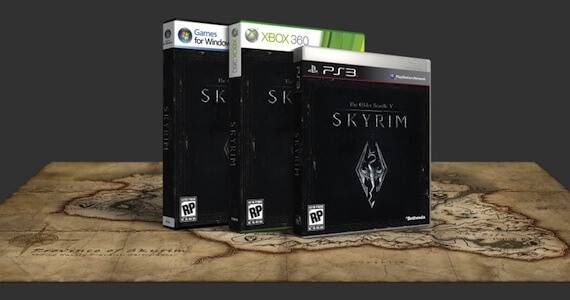Elder Scrolls Skyrim Pre-Order Map