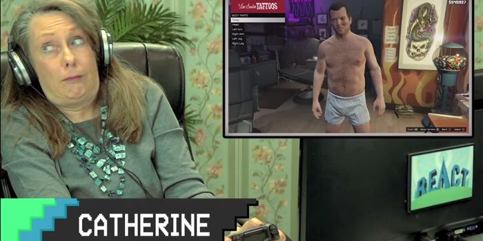Elders Play Grand Theft Auto V Catherine