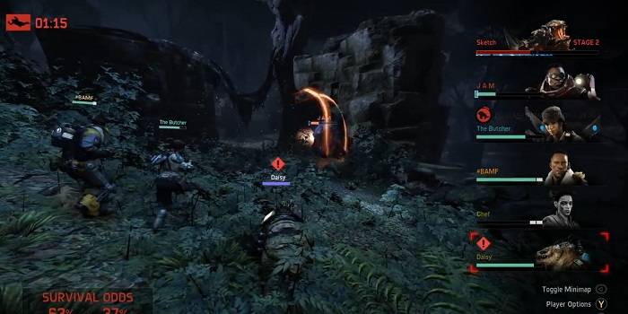 Evolve - Observer Mode Info HUD
