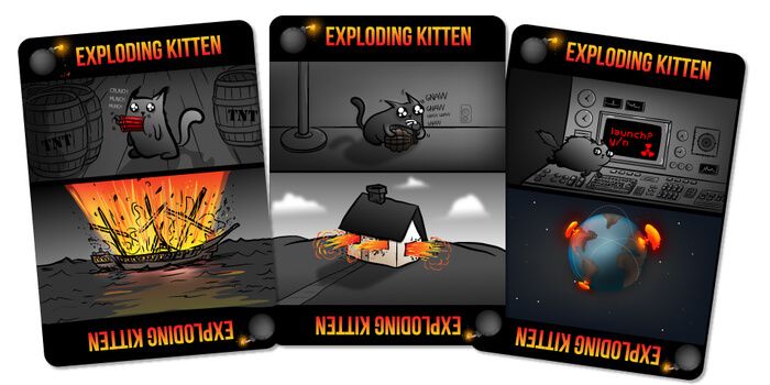 Exploding Kittens Cards