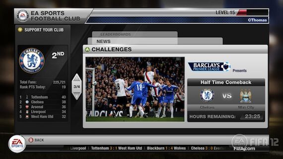 FIFA 12 Review - EA Sports Football Club