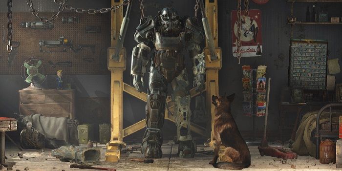 Fallout 4 - A Dog and His Power Armor