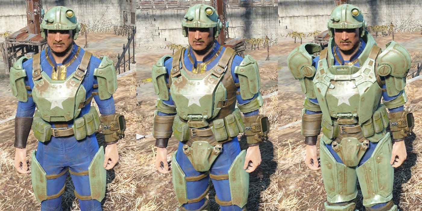 Fallout 4 Combat Armor All Variants Cropped