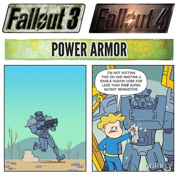 Fallout 4 Comic - Power Armor
