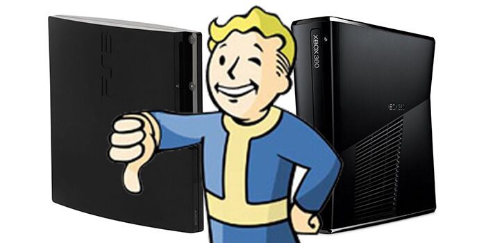 Fallout 4 Xbox 360 PS3 Vault Boy Thumbs Down