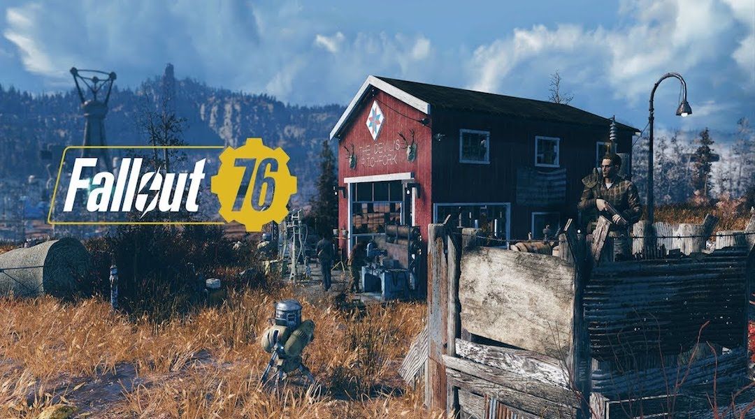 Fallout 76 crafting base building trailer Gamescom 2018