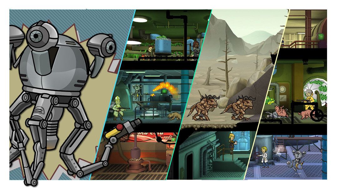 where does the mysterious stranger appear in fallout shelter