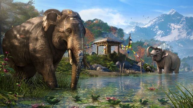 Far Cry 4 Elephant Artwork
