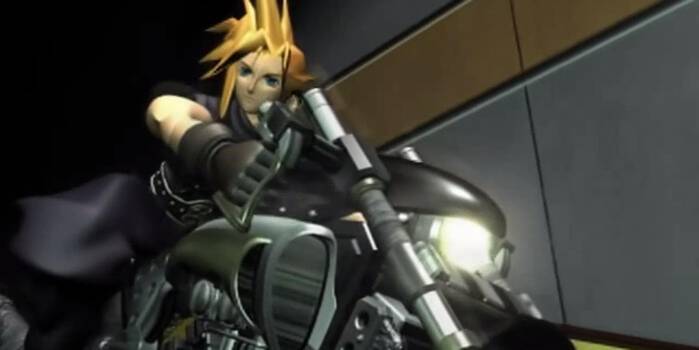 Final Fantasy 7 Mobile ios Port Cloud Motorcycle