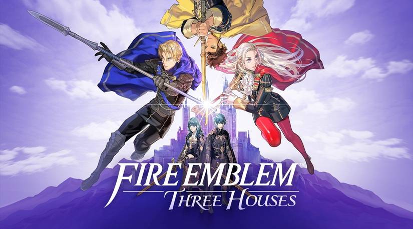 fire emblem three houses key art