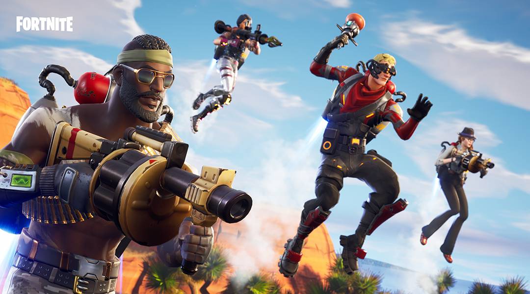 fortnite fly explosive jetpack game mode limited time