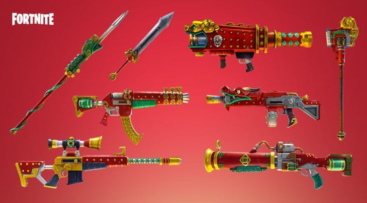Fortnite Save The World Lunar New Year weapons