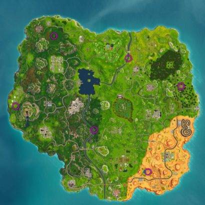 Fortnite timed trials locations