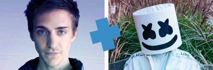 Fortnite tournament Ninja Marshmello