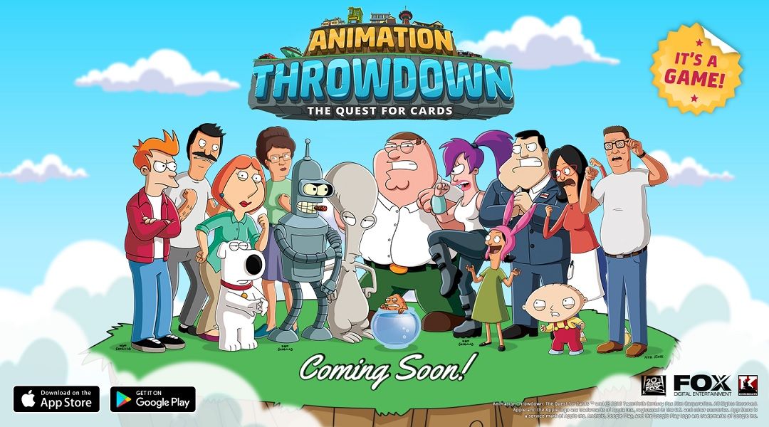 Fox animated TV shows mobile game