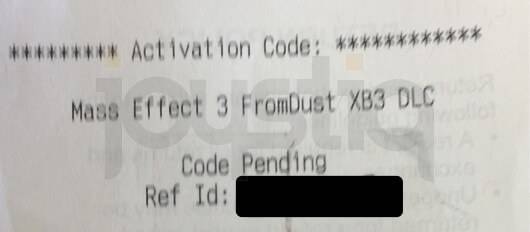 Frome Dust DLC Mass Effect 3