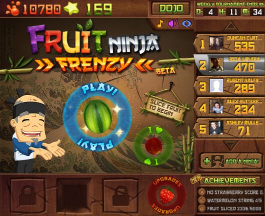 Fruit Ninja Frenzy E3 Screenshot