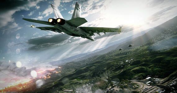 GR Pick Battlefield 3 Parachute Jet Takedown
