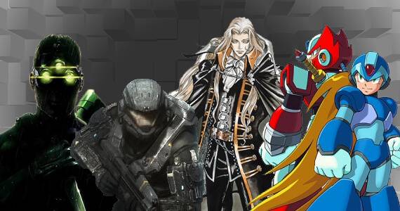 GR Pick Mega Man X Splinter Cell Halo Reach Castlevania