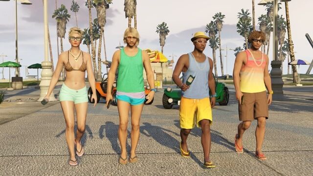 GTA Online Beach Bum Screens - New Clothing
