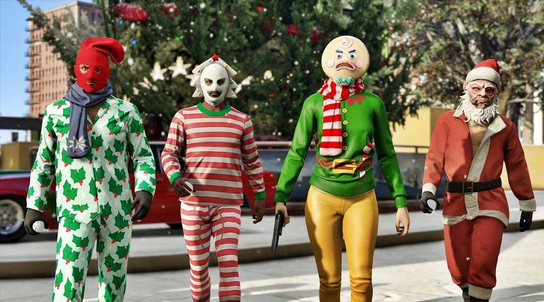GTA Online Festive Surprise 2015 outfits