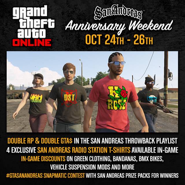 GTA Online - GTA San Andreas Anniversary Special