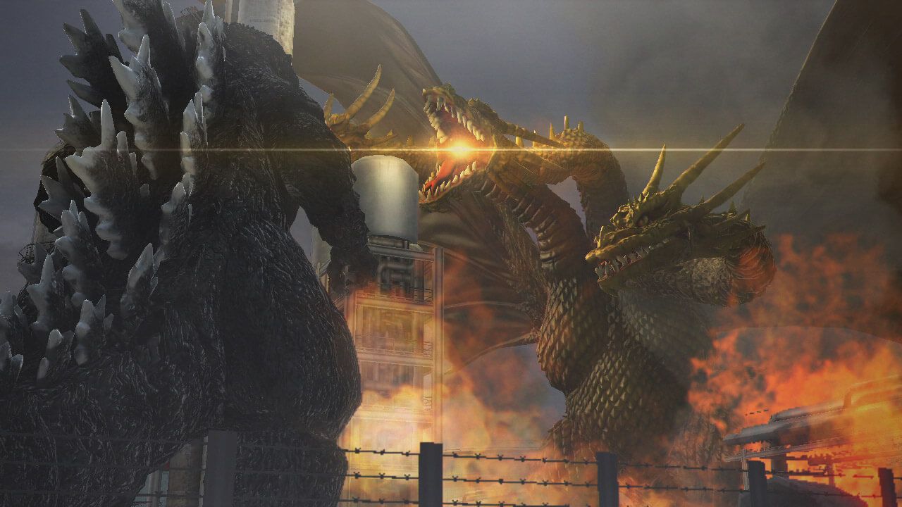 Godzilla: The Game Screenshot - King Ghidrah