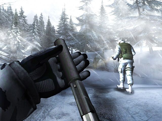 Goldeneye Wii Snow Silencer Screen