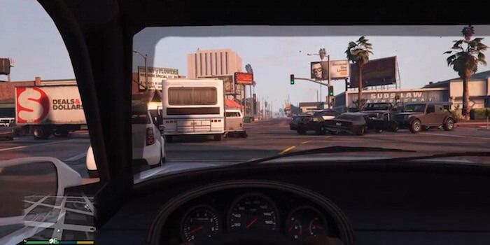 Grand Theft Auto 5 Crazy Traffic Jam Video