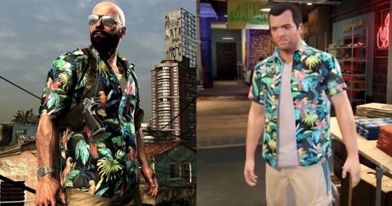 Grand Theft Auto 5 Easter Egg Max Payne Shirt