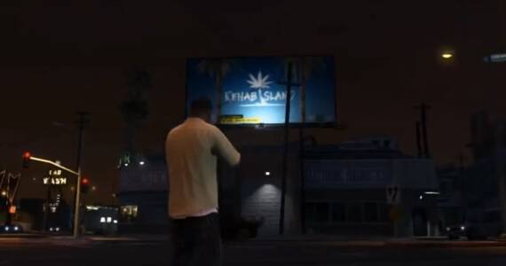 Grand Theft Auto 5 Easter Egg Rehab Island