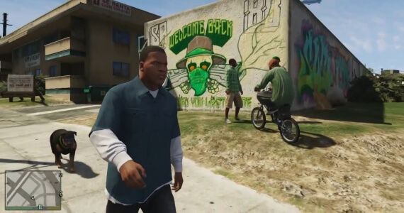 Grand Theft Auto 5 Easter Egg San Andreas Mural
