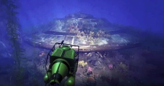 Grand Theft Auto 5 Easter Egg Underwater Spaceship