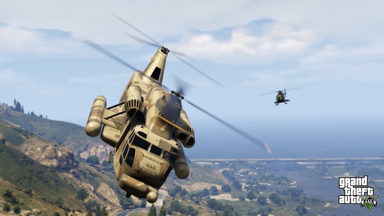 Grand Theft Auto 5 Helicopter Screenshot