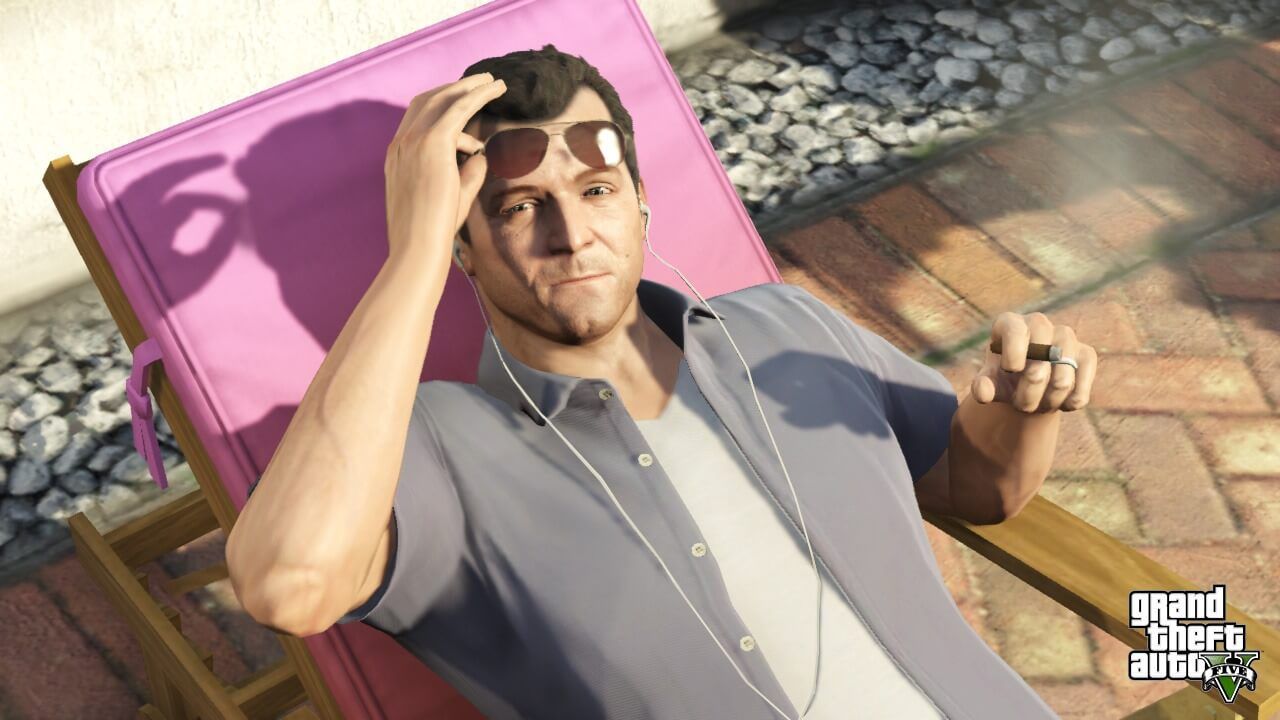 Grand Theft Auto 5 Screenshot Michael Cigar