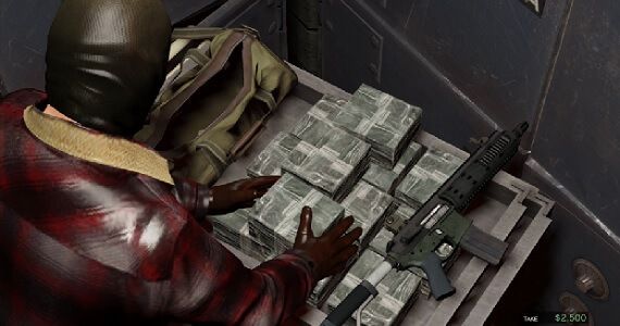 Grand Theft Auto 5 - big pile o money