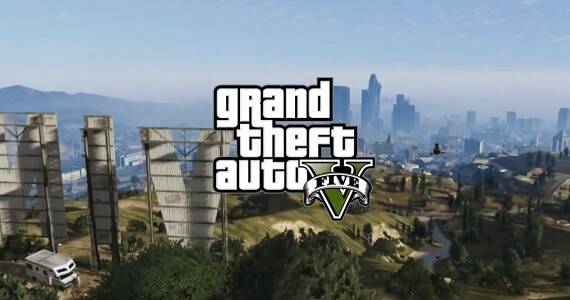 Grand Theft Auto 5 title screen