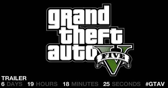 Grand Theft Auto Five Trailer Countdown Clock