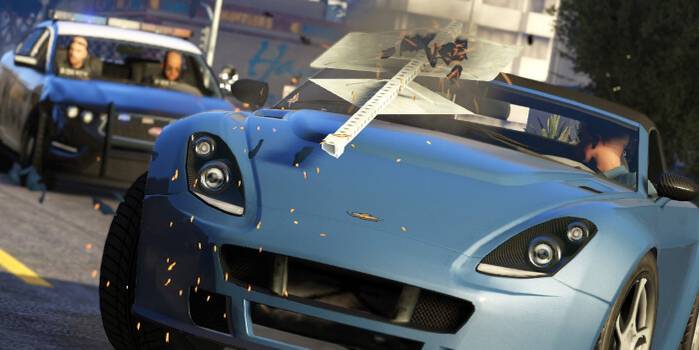 Grand Theft Auto Online Cheaters Chased By Cops