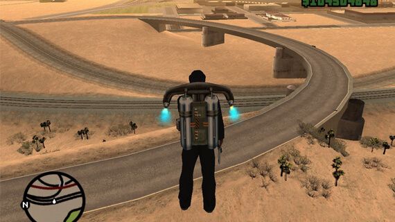 Grand Theft Auto San Andreas Jetpack Vehicle