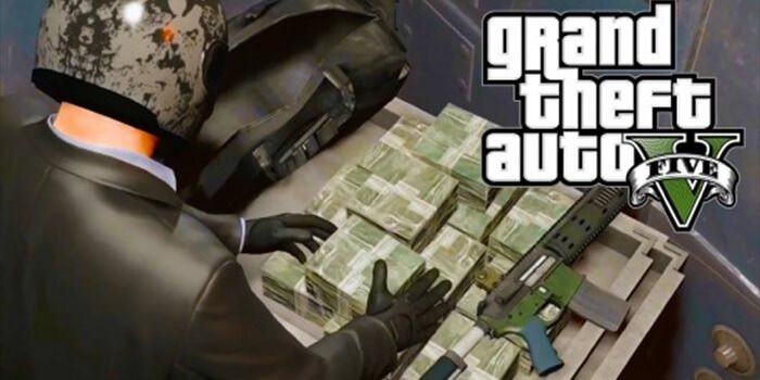 Grand Theft Auto money pile