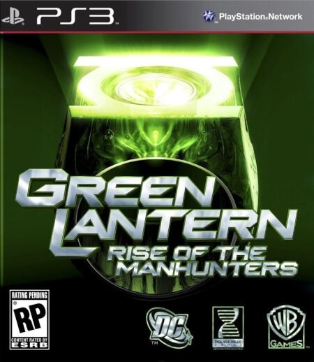 Green Lantern Manhunters PS3 Cover
