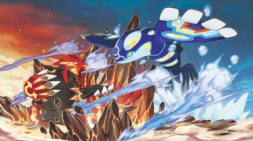 Pokemon Sun and Moon Offering Legendary Groudon and Kyogre