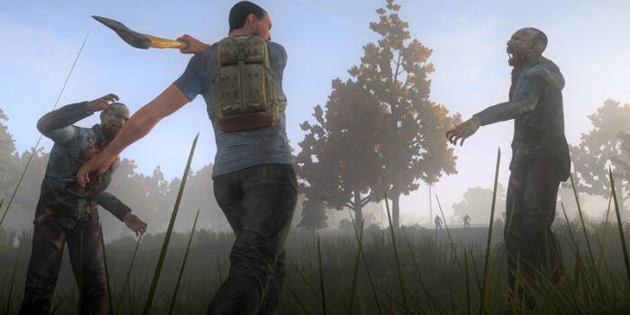 H1Z1 Zombie Hatchet Attack