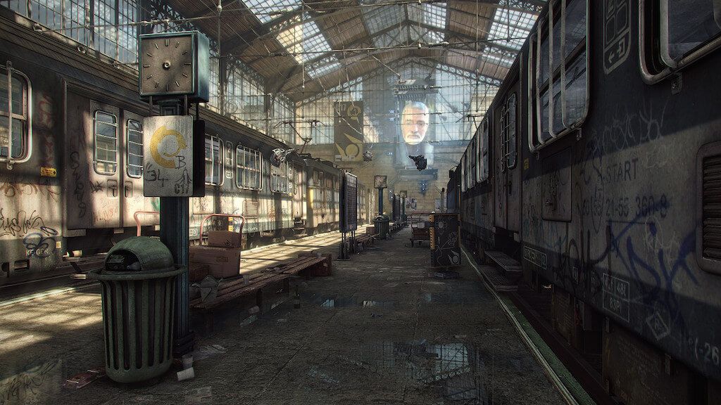 Half Life 2 Unreal Engine Screen - Subway