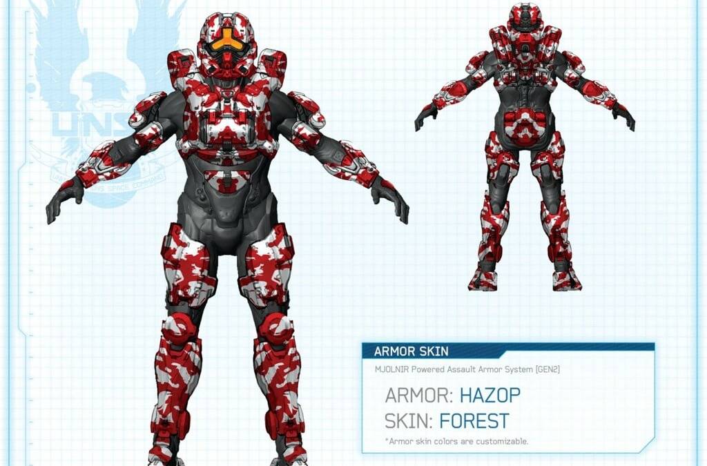 Halo 4 Forest Armor Skin EB Games Pre-order