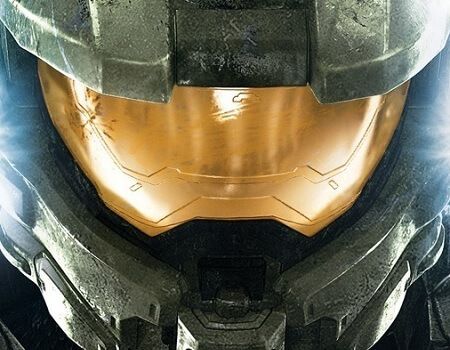 Halo Master Chief helmet close-up