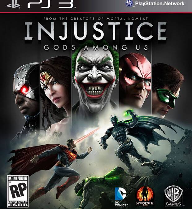 Injustice Gods Among Us PS3 Box Art