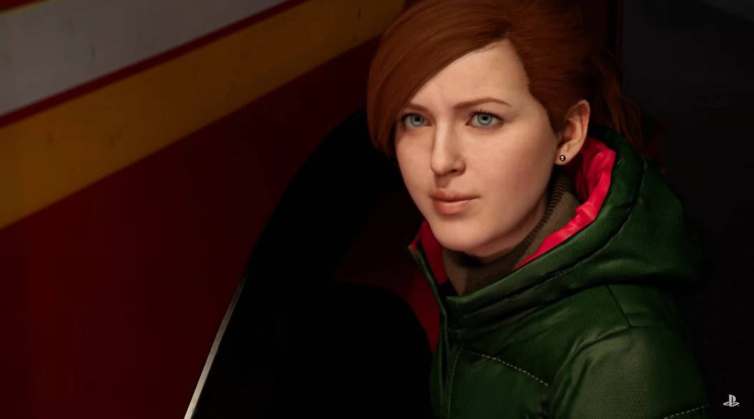 insomniac games spider-man mary jane laura bailey comic con trailer